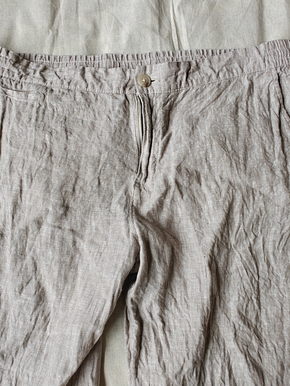Panama Jack Men's Flat-Front 100% Linen Pants